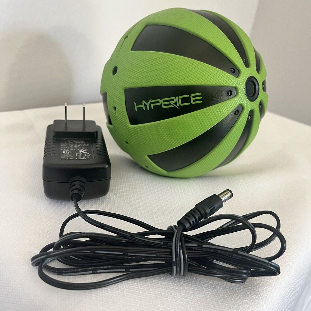 Hyperice Rechargeable Vibrating Massage Ball 3 settings- RARE SIZE! 5” - WORKS!